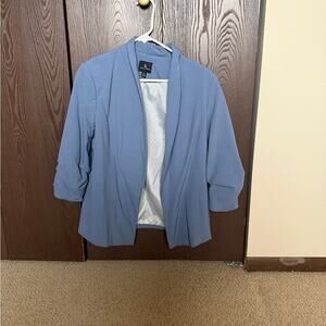 Jules & Leopold Sky Blue Women's Suit Jacket - size medium